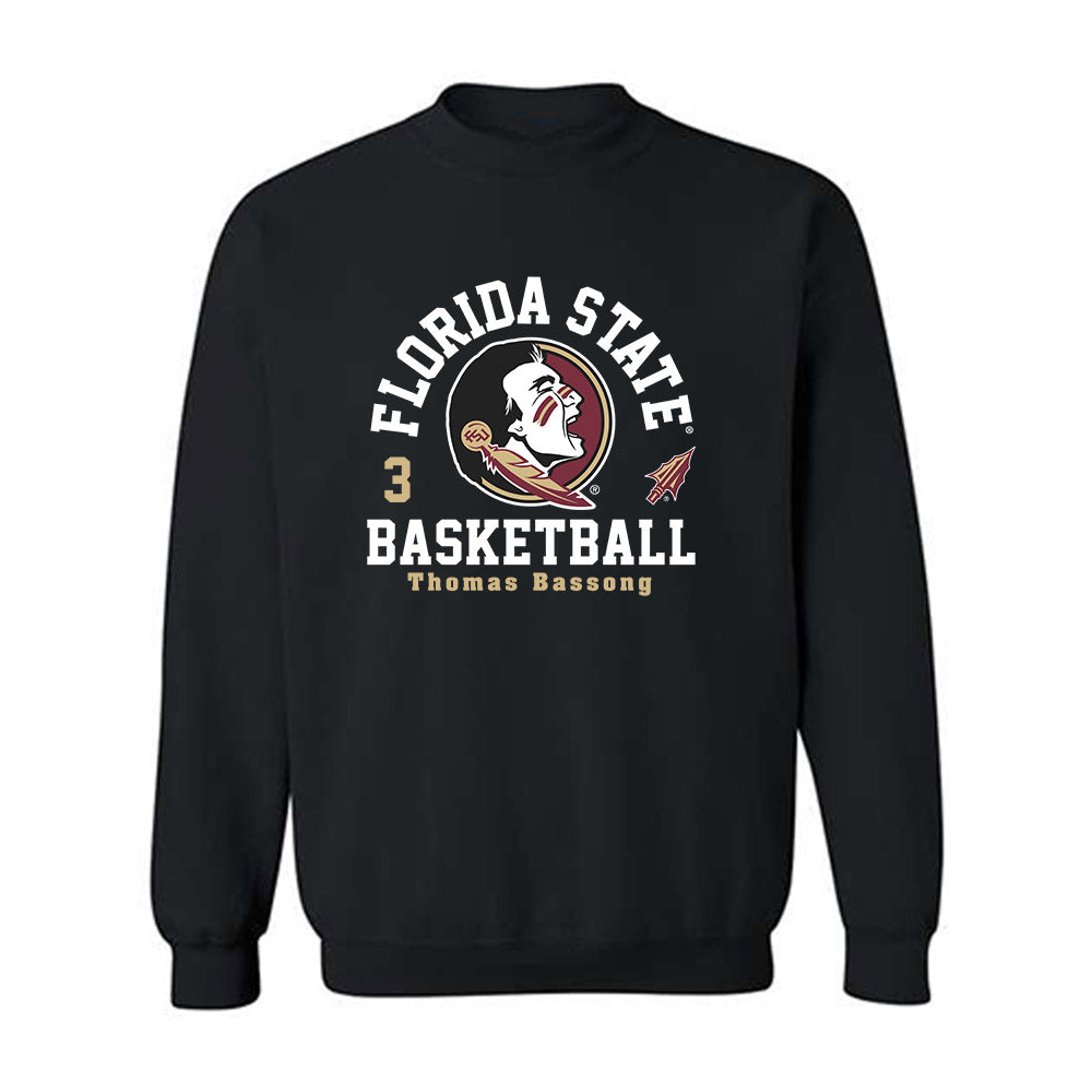 FSU - NCAA Men's Basketball : Thomas Bassong - Classic Fashion Shersey Crewneck Sweatshirt-0
