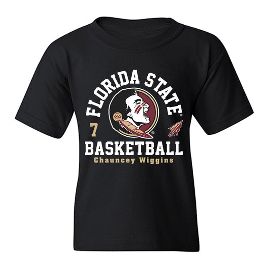 FSU - NCAA Men's Basketball : Chauncey Wiggins - Classic Fashion Shersey Youth T-Shirt-0