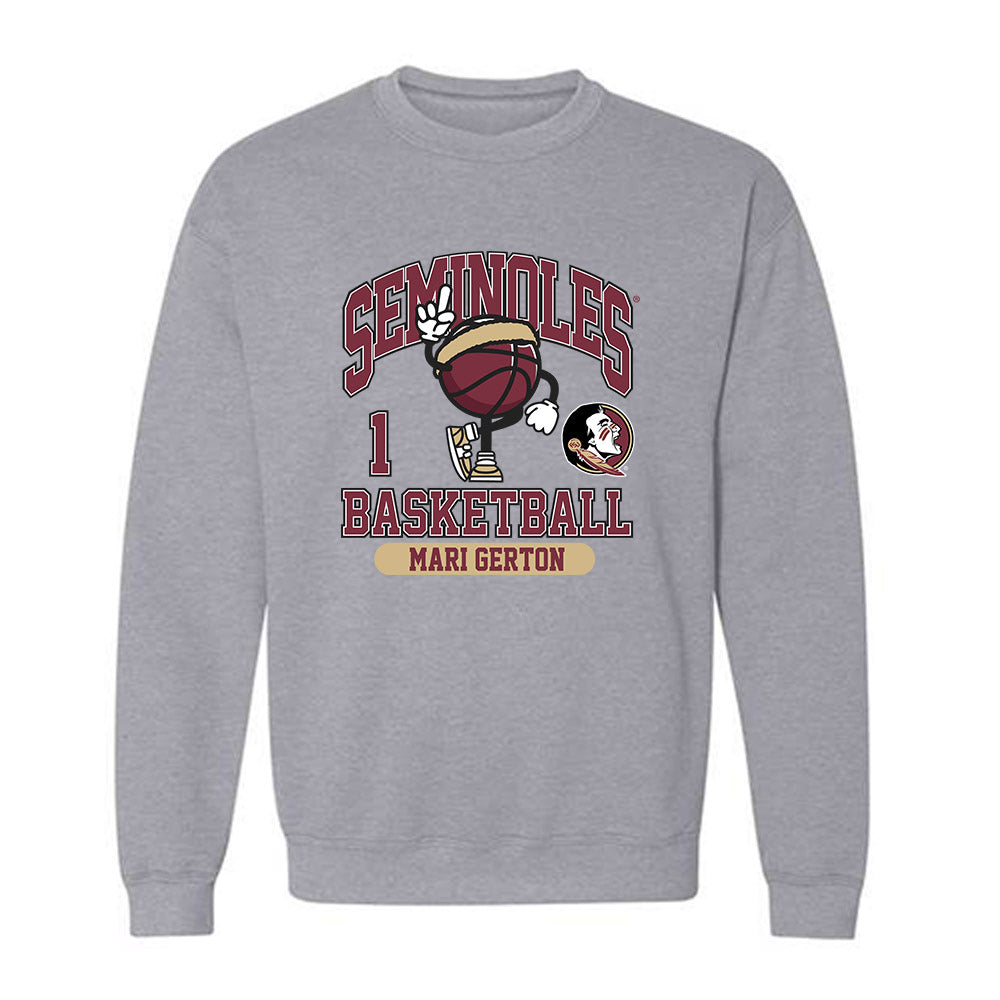 FSU - NCAA Women's Basketball : Mari Gerton - Fashion Shersey Crewneck Sweatshirt-0