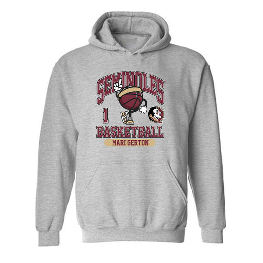 FSU - NCAA Women's Basketball : Mari Gerton - Fashion Shersey Hooded Sweatshirt-0