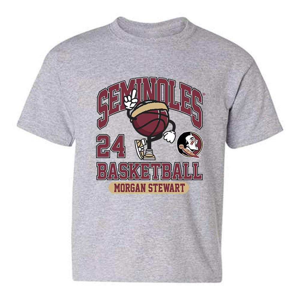 FSU - NCAA Women's Basketball : Morgan Stewart - Fashion Shersey Youth T-Shirt-0