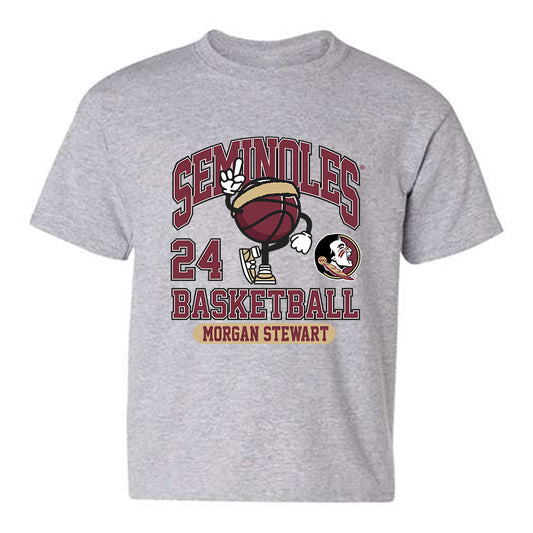 FSU - NCAA Women's Basketball : Morgan Stewart - Fashion Shersey Youth T-Shirt-0