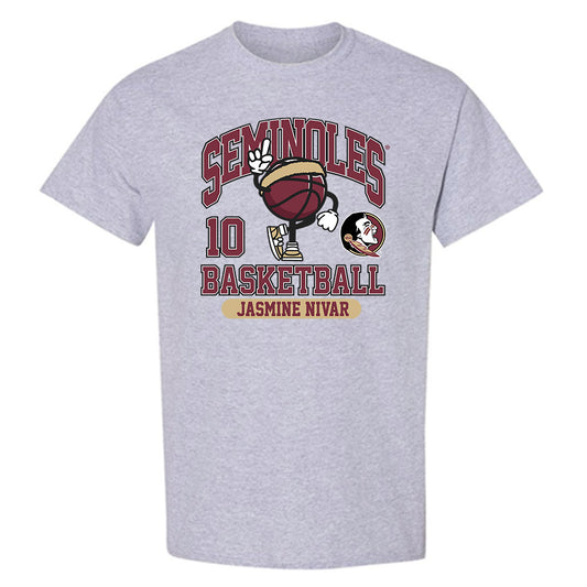 FSU - NCAA Women's Basketball : Jasmine Nivar - Fashion Shersey T-Shirt-0