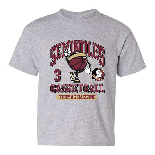 FSU - NCAA Men's Basketball : Thomas Bassong - Fashion Shersey Youth T-Shirt-0