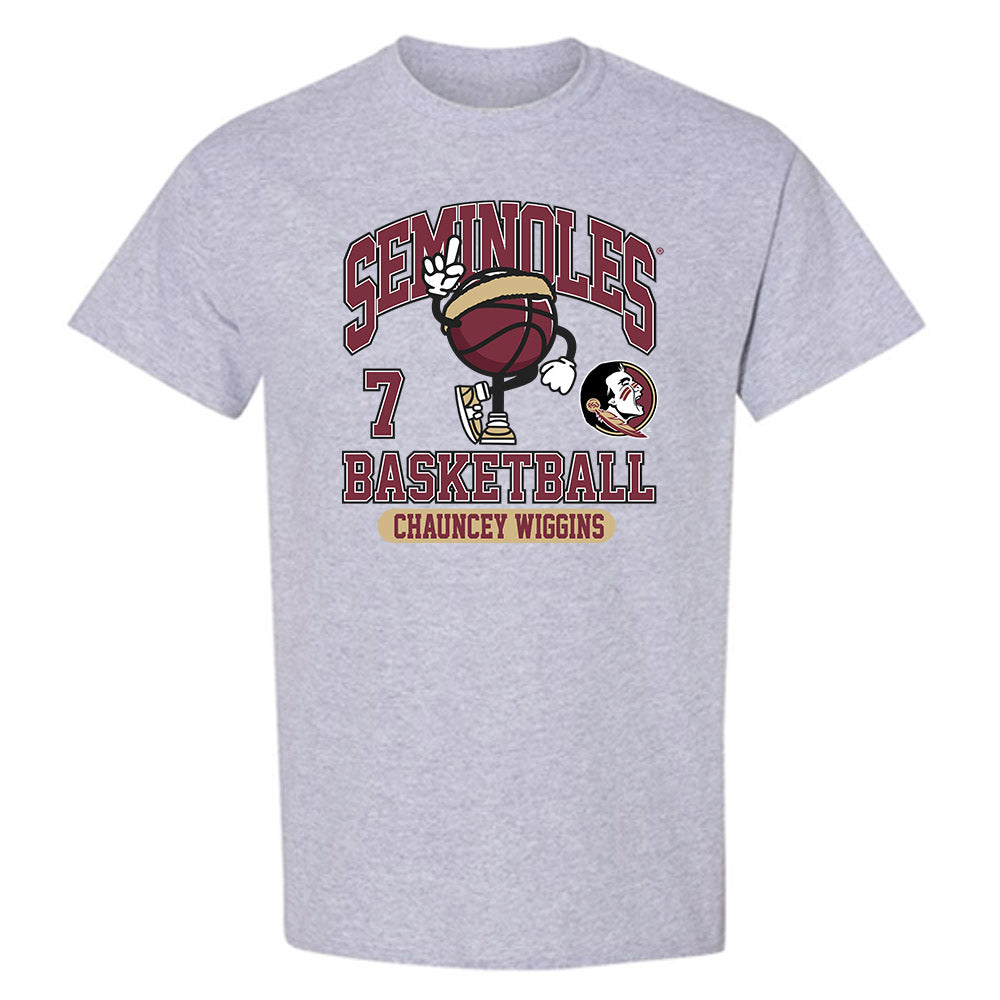 FSU - NCAA Men's Basketball : Chauncey Wiggins - Fashion Shersey T-Shirt-0