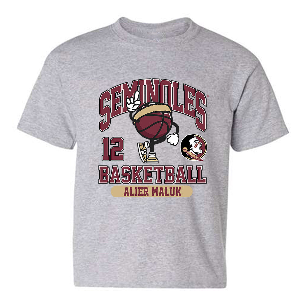 FSU - NCAA Men's Basketball : Alier Maluk - Fashion Shersey Youth T-Shirt-0