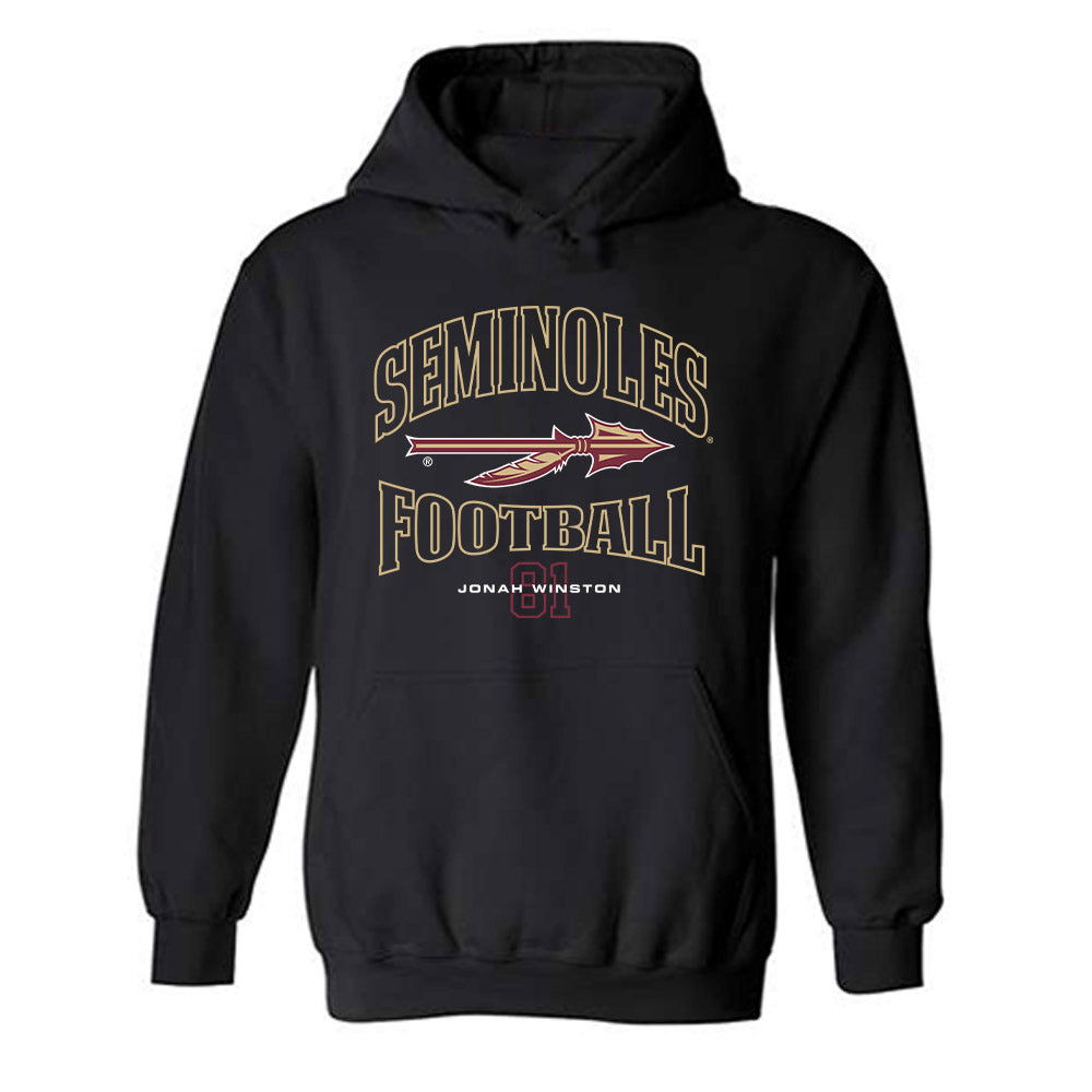 FSU - NCAA Football : Jonah Winston - Classic Fashion Shersey Hooded Sweatshirt-0