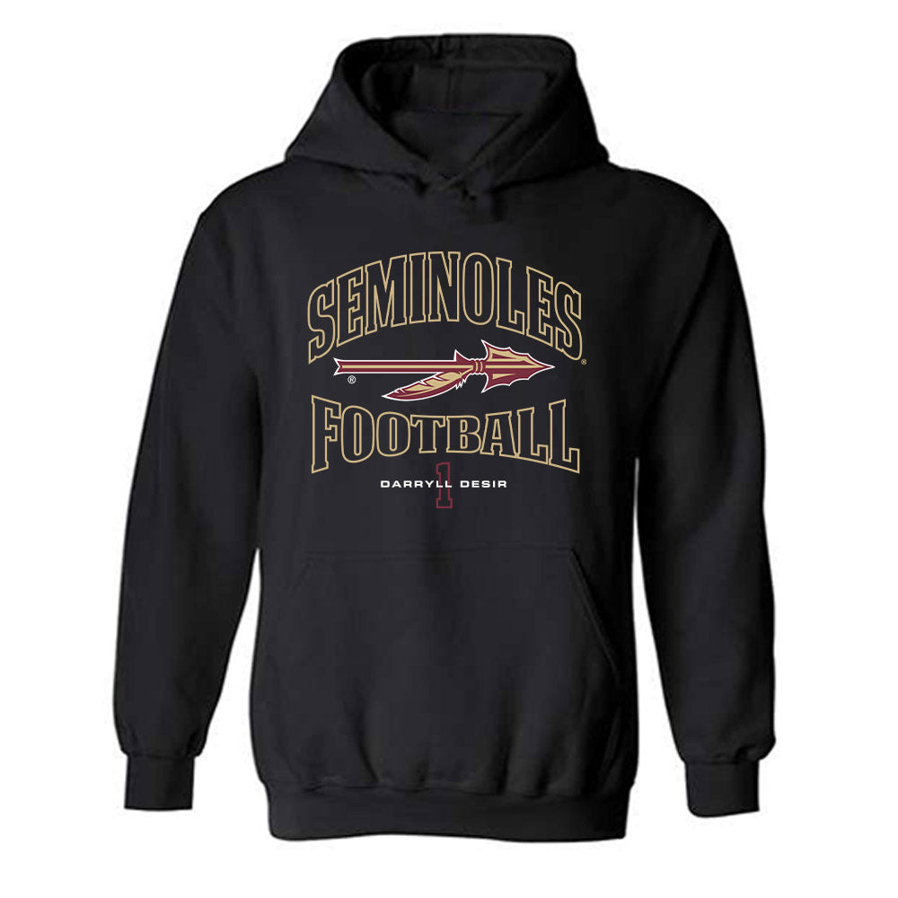FSU - NCAA Football : Darryll Desir - Classic Fashion Shersey Hooded Sweatshirt-0