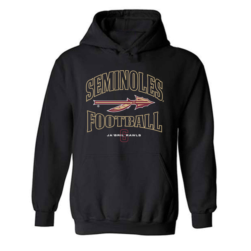 FSU - NCAA Football : Ja'Bril Rawls - Classic Fashion Shersey Hooded Sweatshirt-0