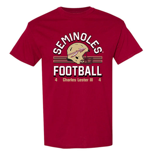 FSU - NCAA Football : Charles Lester III - Classic Fashion Shersey T-Shirt-0
