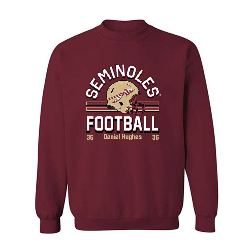 FSU - NCAA Football : Daniel Hughes - Classic Fashion Shersey Crewneck Sweatshirt-0