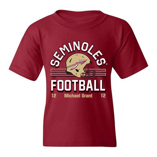 FSU - NCAA Football : Michael Grant - Classic Fashion Shersey Youth T-Shirt-0
