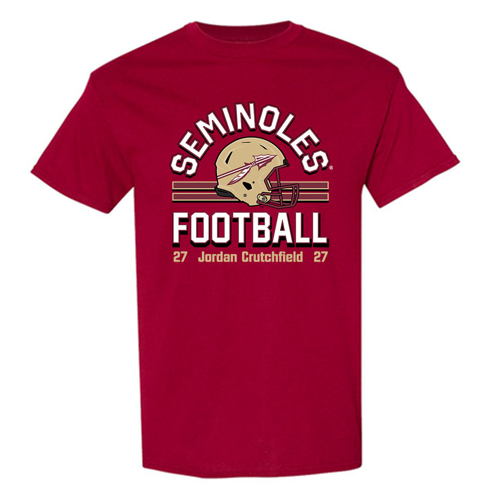 FSU - NCAA Football : Jordan Crutchfield - Classic Fashion Shersey T-Shirt-0