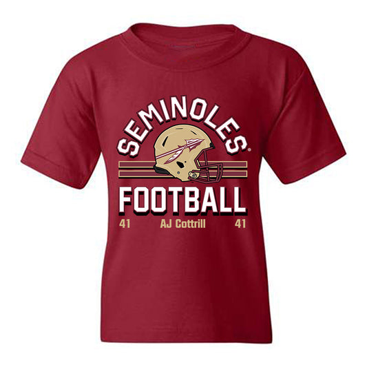 FSU - NCAA Football : AJ Cottrill - Classic Fashion Shersey Youth T-Shirt-0