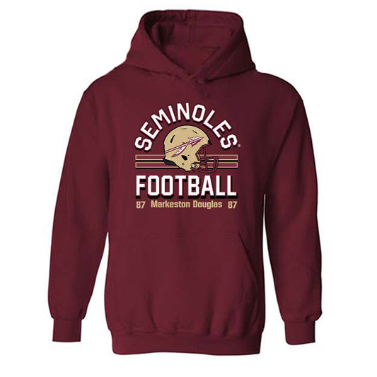 FSU - NCAA Football : Markeston Douglas - Classic Fashion Shersey Hooded Sweatshirt-0