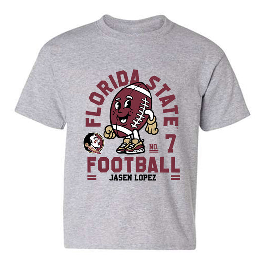 FSU - NCAA Football : Jasen Lopez - Fashion Shersey Youth T-Shirt-0