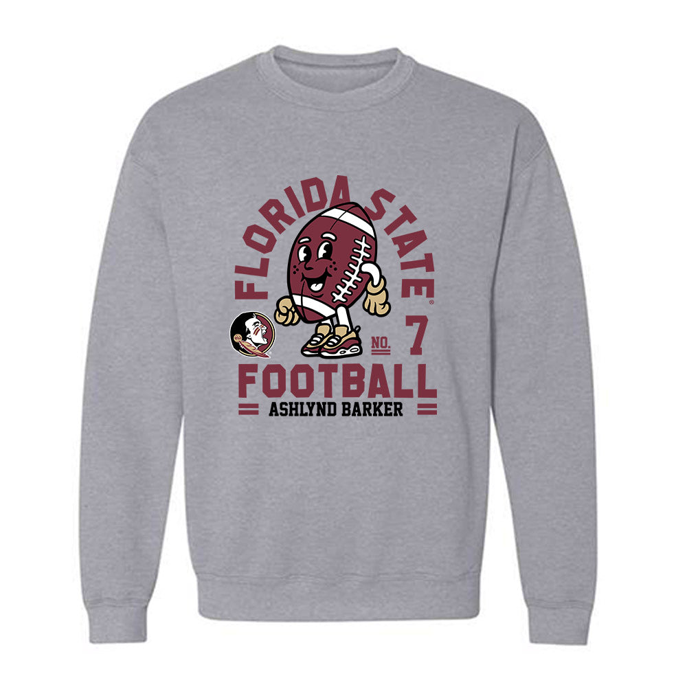 FSU - NCAA Football : Ashlynd Barker - Fashion Shersey Crewneck Sweatshirt-0