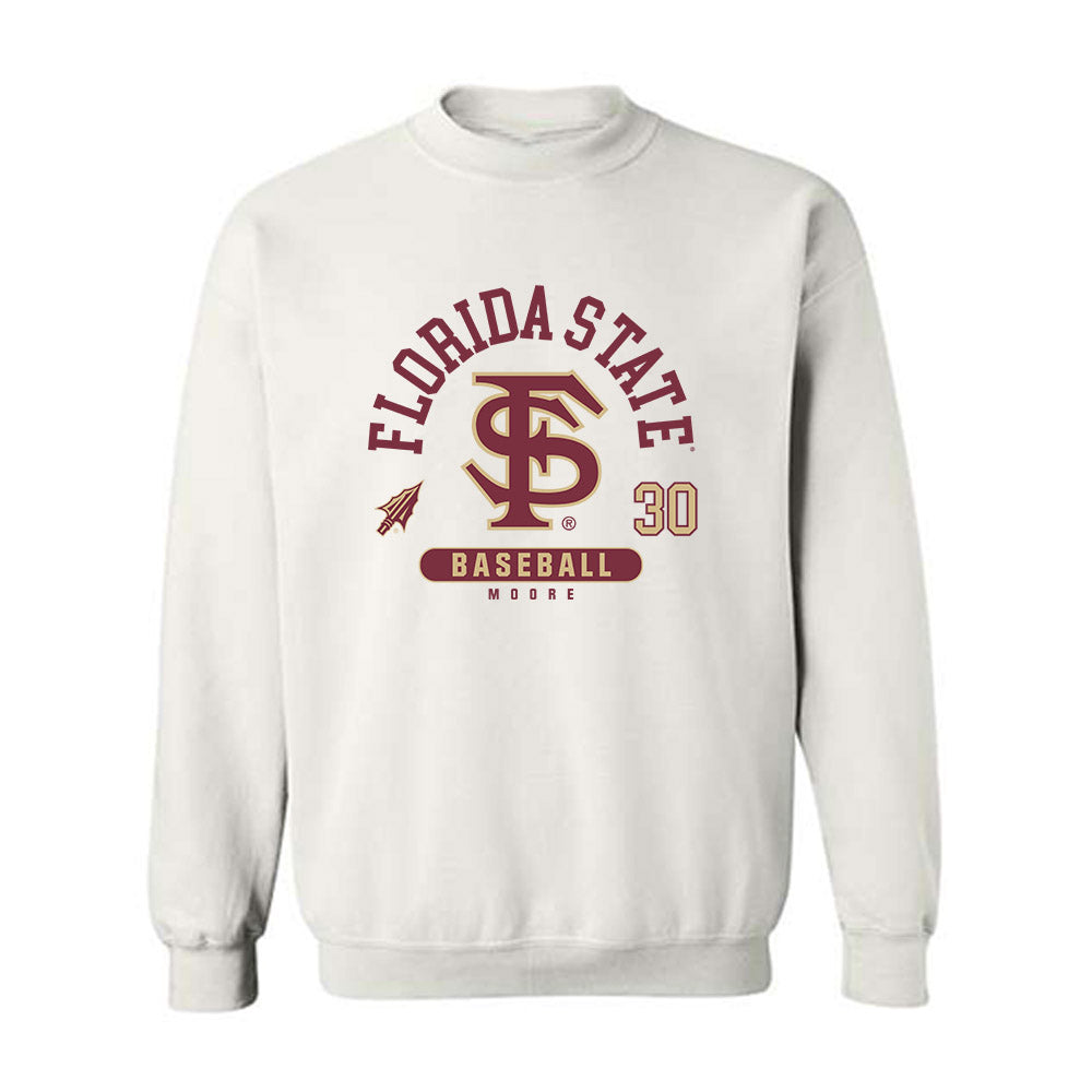 FSU - NCAA Baseball : Bryson Moore - Classic Fashion Shersey Crewneck Sweatshirt-0