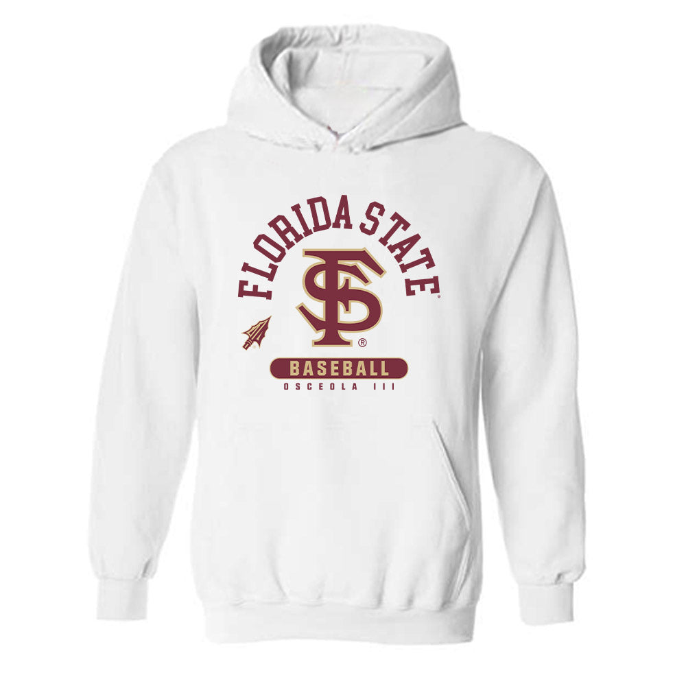 FSU - NCAA Baseball : OB Osceola III - Classic Fashion Shersey Hooded Sweatshirt-0