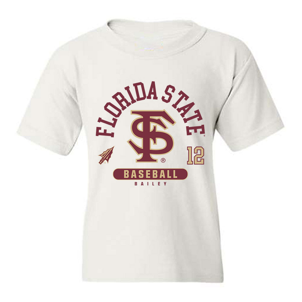 FSU - NCAA Baseball : Myles Bailey - Classic Fashion Shersey Youth T-Shirt-0