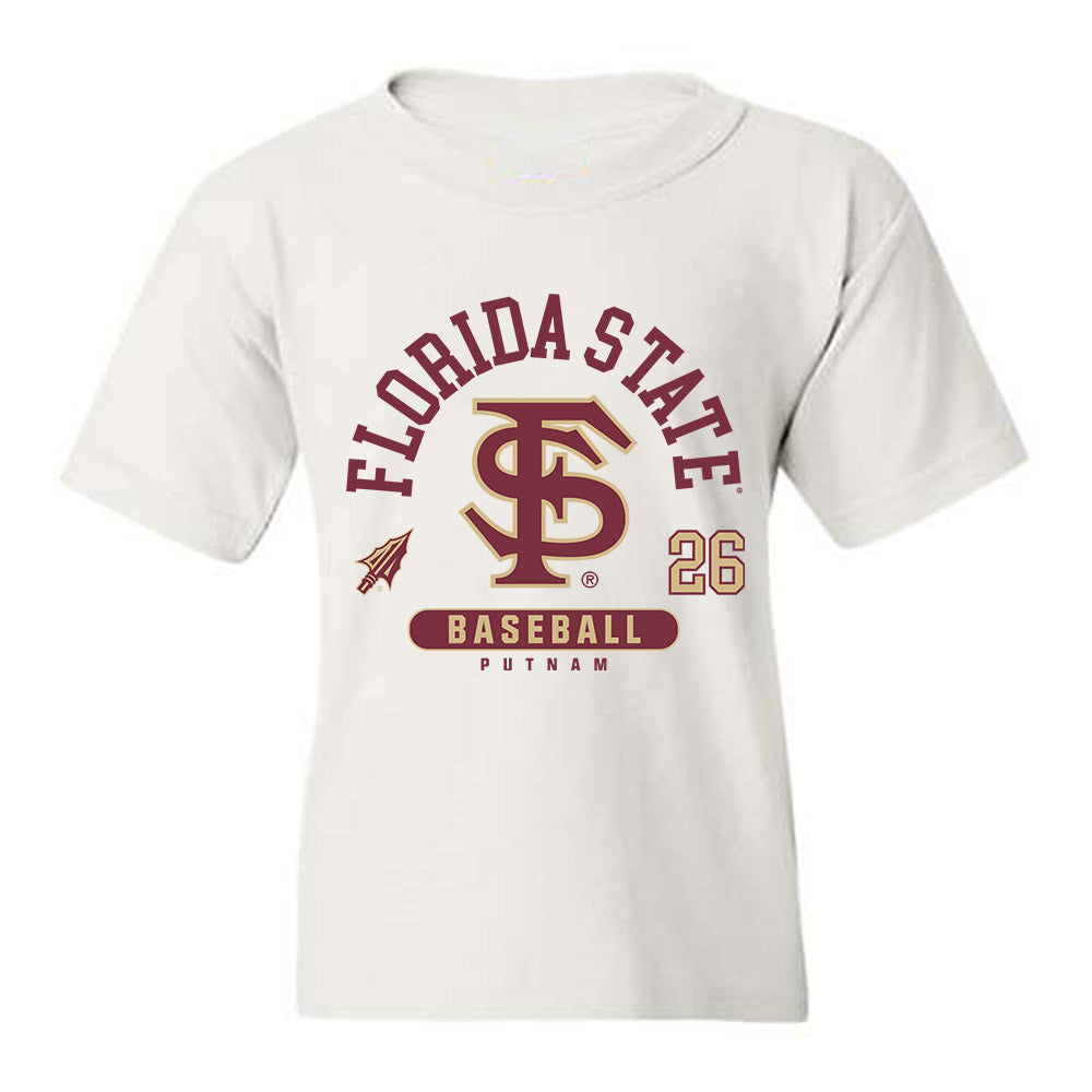FSU - NCAA Baseball : Eli Putnam - Classic Fashion Shersey Youth T-Shirt-0