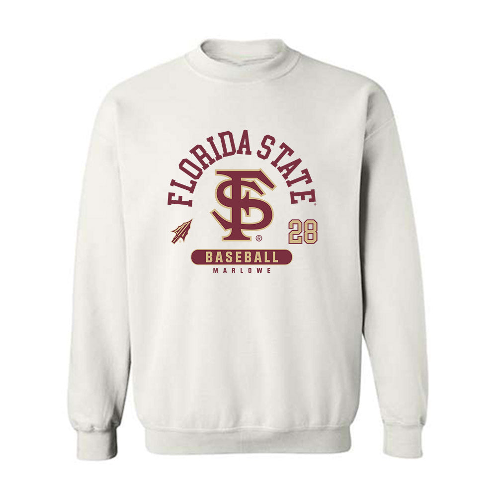 FSU - NCAA Baseball : Jacob Marlowe - Classic Fashion Shersey Crewneck Sweatshirt-0
