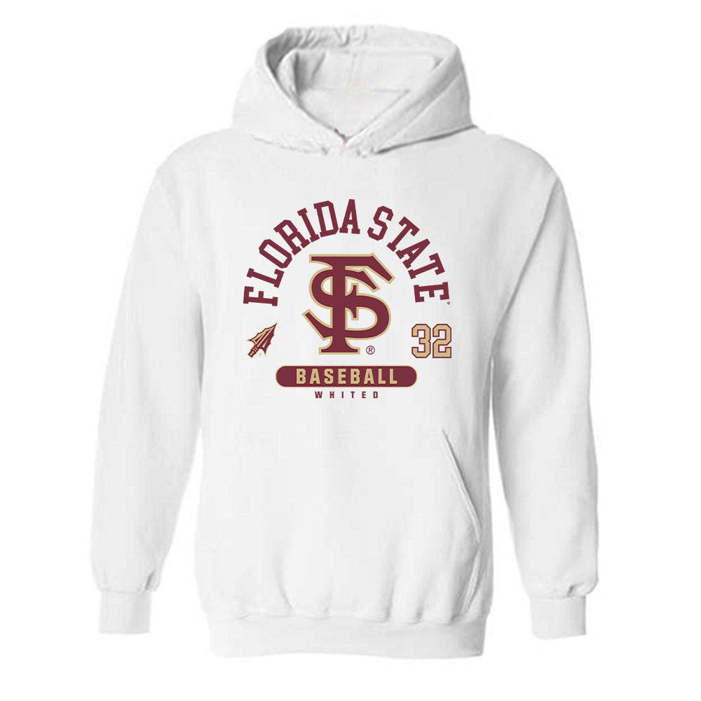FSU - NCAA Baseball : Cooper Whited - Classic Fashion Shersey Hooded Sweatshirt-0