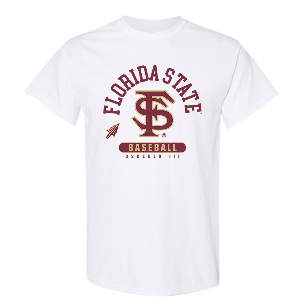 FSU - NCAA Baseball : OB Osceola III - Classic Fashion Shersey T-Shirt-0