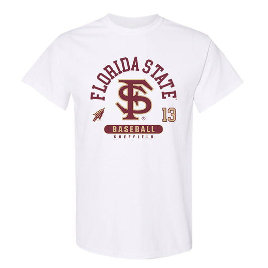 FSU - NCAA Baseball : Noah Sheffield - Classic Fashion Shersey T-Shirt-0
