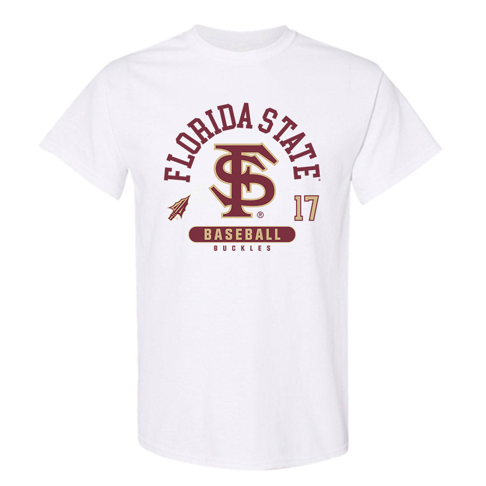 FSU - NCAA Baseball : Charlie Buckles - Classic Fashion Shersey T-Shirt-0