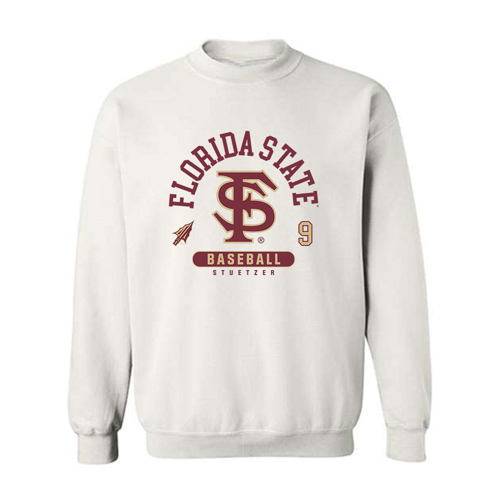FSU - NCAA Baseball : John Stuetzer - Classic Fashion Shersey Crewneck Sweatshirt-0