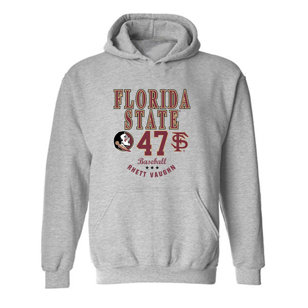 FSU - NCAA Baseball : Rhett Vaughn - Classic Fashion Shersey Hooded Sweatshirt