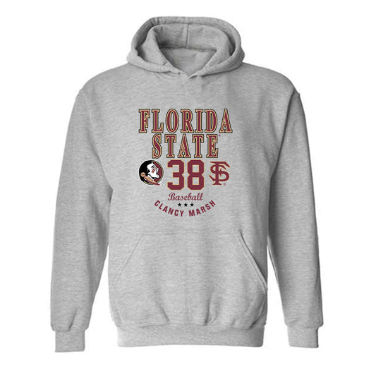 FSU - NCAA Baseball : Clancy Marsh - Classic Fashion Shersey Hooded Sweatshirt-0