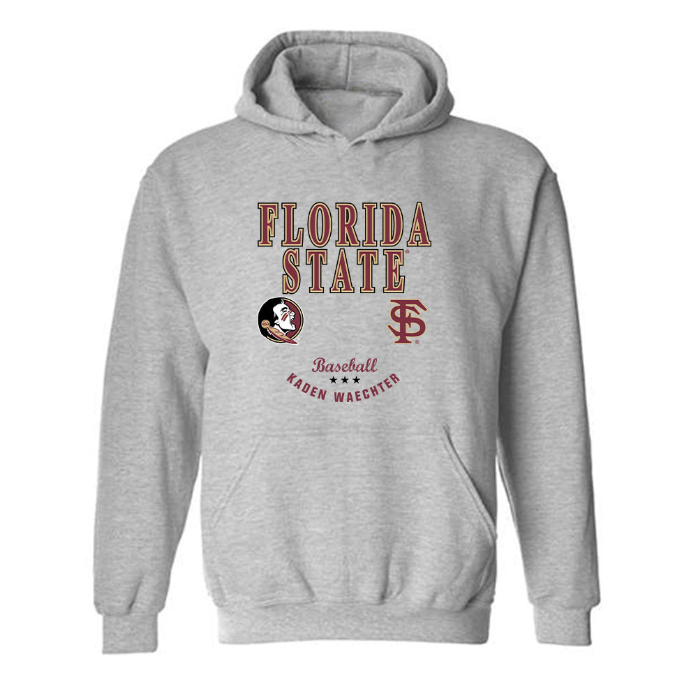 FSU - NCAA Baseball : Kaden Waechter - Classic Fashion Shersey Hooded Sweatshirt-0
