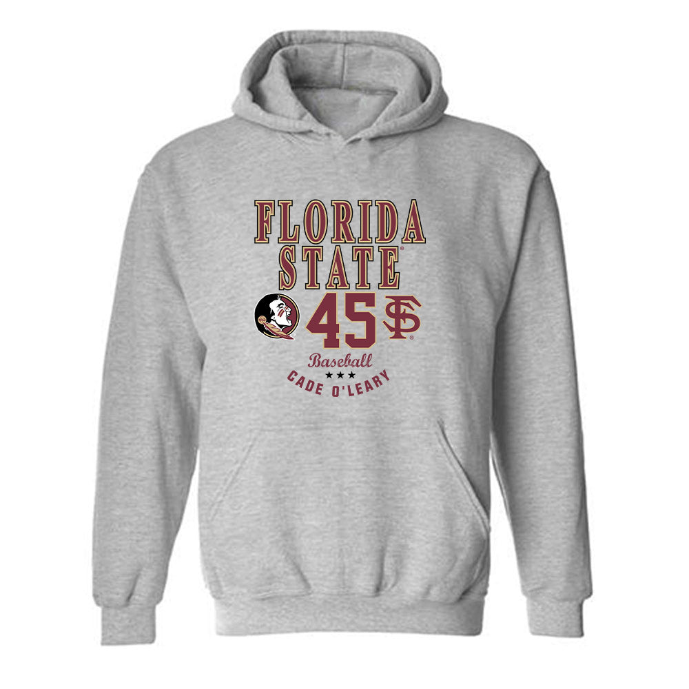 FSU - NCAA Baseball : Cade O'Leary - Classic Fashion Shersey Hooded Sweatshirt-0