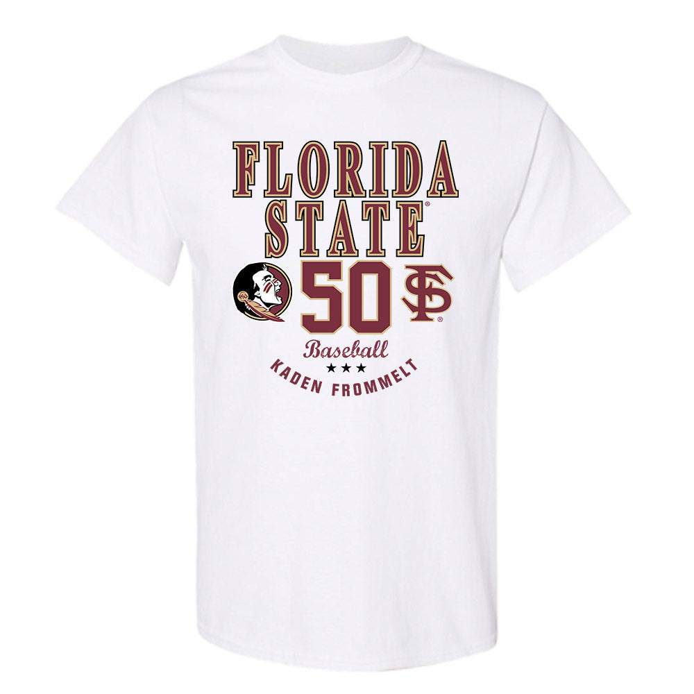 FSU - NCAA Baseball : Kaden Frommelt - Classic Fashion Shersey T-Shirt-0