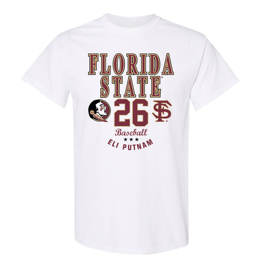FSU - NCAA Baseball : Eli Putnam - Classic Fashion Shersey T-Shirt-0