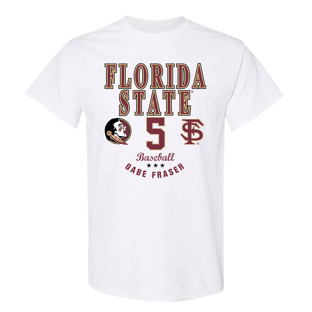 FSU - NCAA Baseball : Gabe Fraser - Classic Fashion Shersey T-Shirt-0