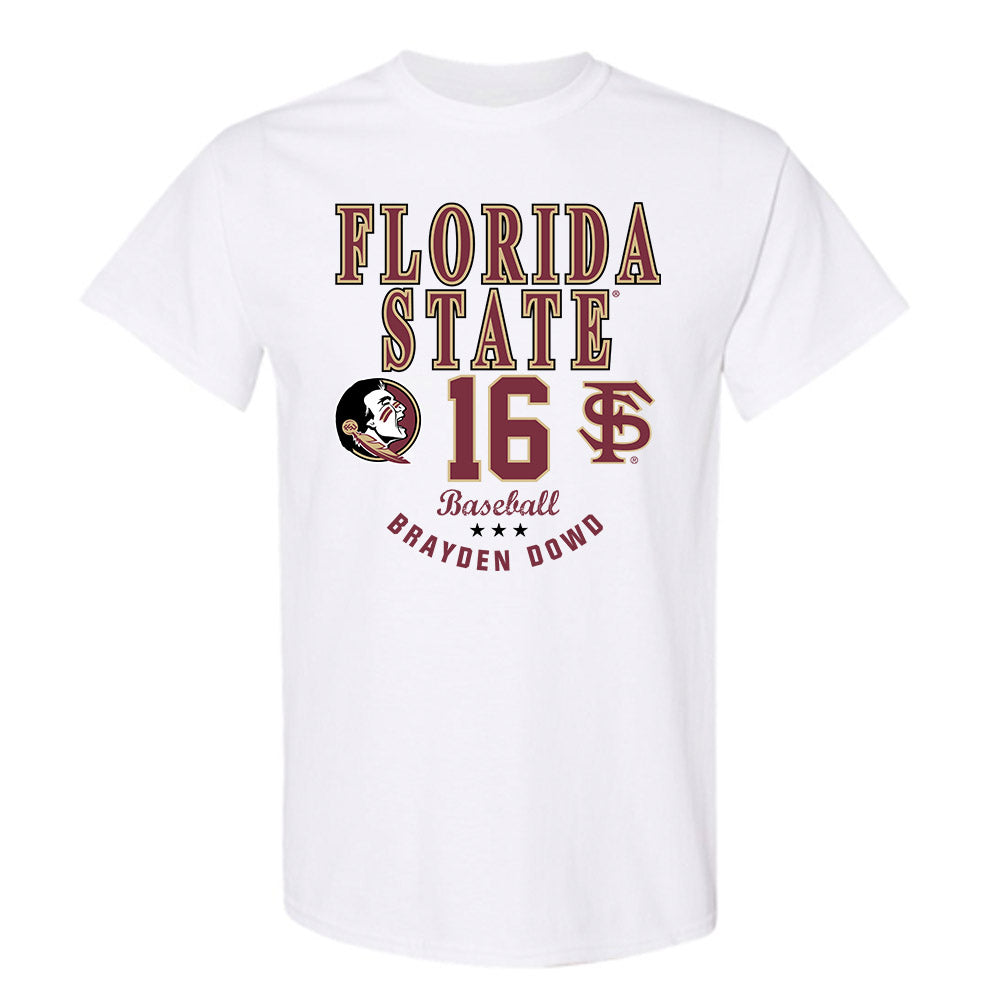 FSU - NCAA Baseball : Brayden Dowd - Classic Fashion Shersey T-Shirt-0