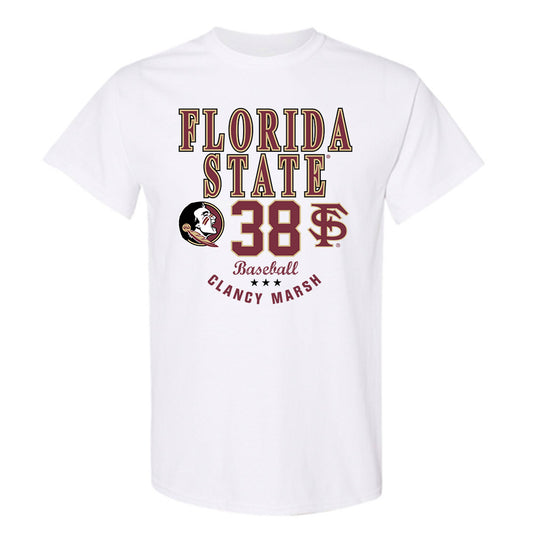 FSU - NCAA Baseball : Clancy Marsh - Classic Fashion Shersey T-Shirt-0
