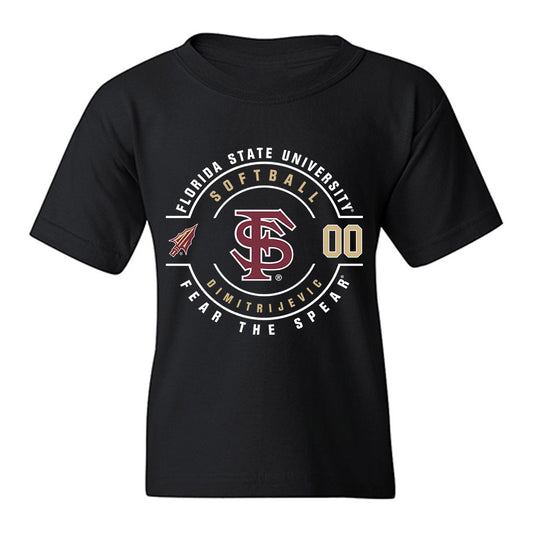 FSU - NCAA Softball : Lisabella Dimitrijevic - Classic Fashion Shersey Youth T-Shirt-0