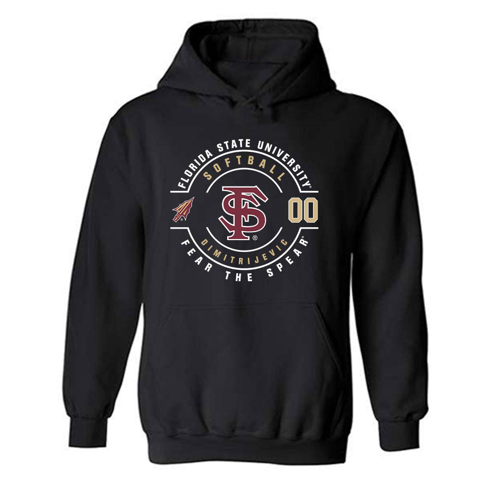 FSU - NCAA Softball : Lisabella Dimitrijevic - Classic Fashion Shersey Hooded Sweatshirt-0