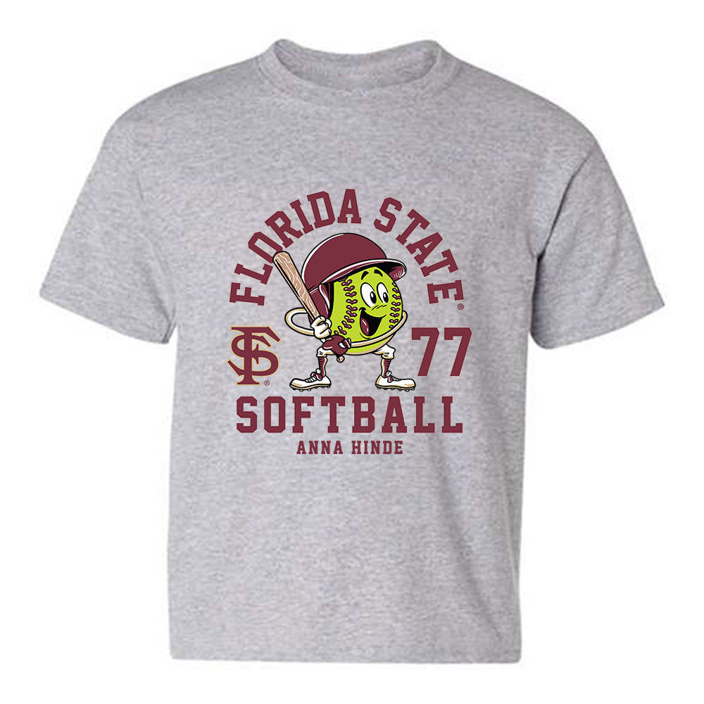 FSU - NCAA Softball : Anna Hinde - Fashion Shersey Youth T-Shirt-0