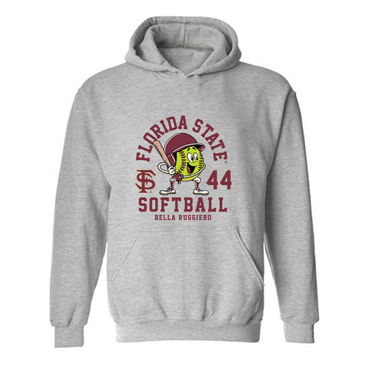 FSU - NCAA Softball : Bella Ruggiero - Fashion Shersey Hooded Sweatshirt-0