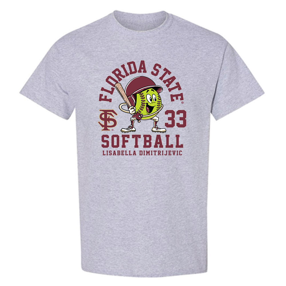 FSU - NCAA Softball : Lisabella Dimitrijevic - Fashion Shersey T-Shirt-0