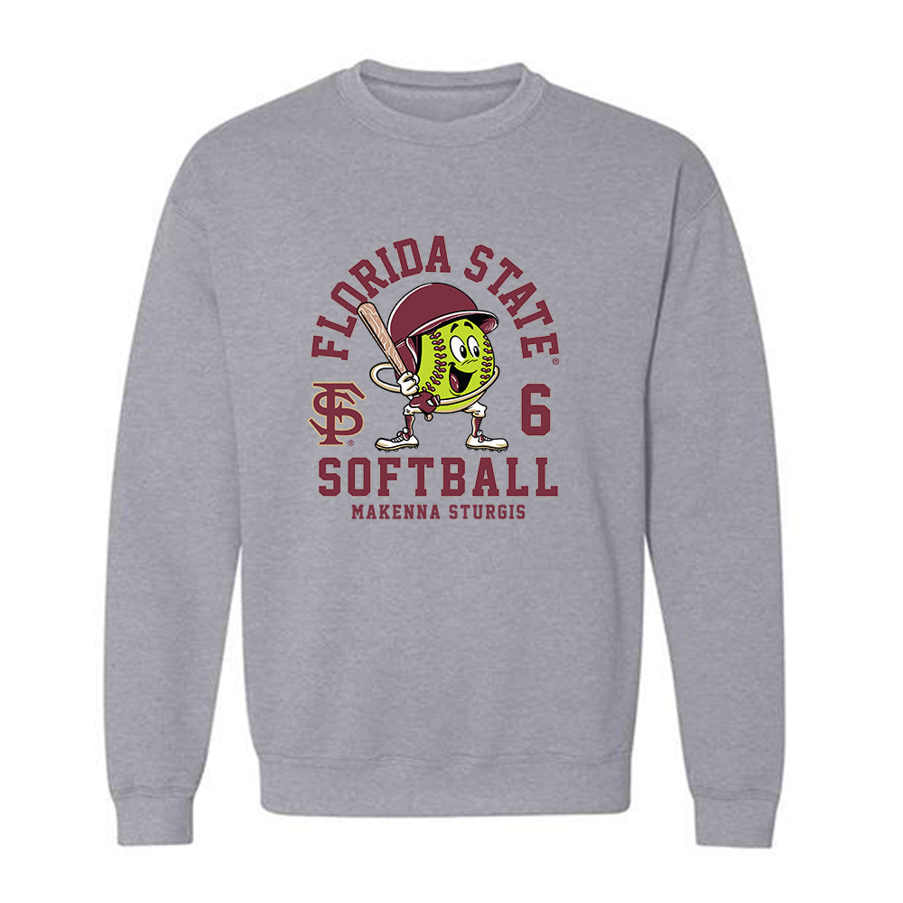 FSU - NCAA Softball : Makenna Sturgis - Fashion Shersey Crewneck Sweatshirt-0
