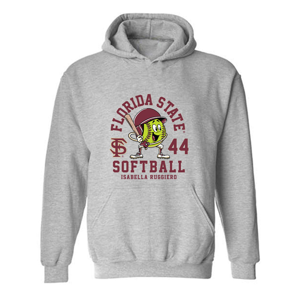 FSU - NCAA Softball : Isabella Ruggiero - Fashion Shersey Hooded Sweatshirt-0