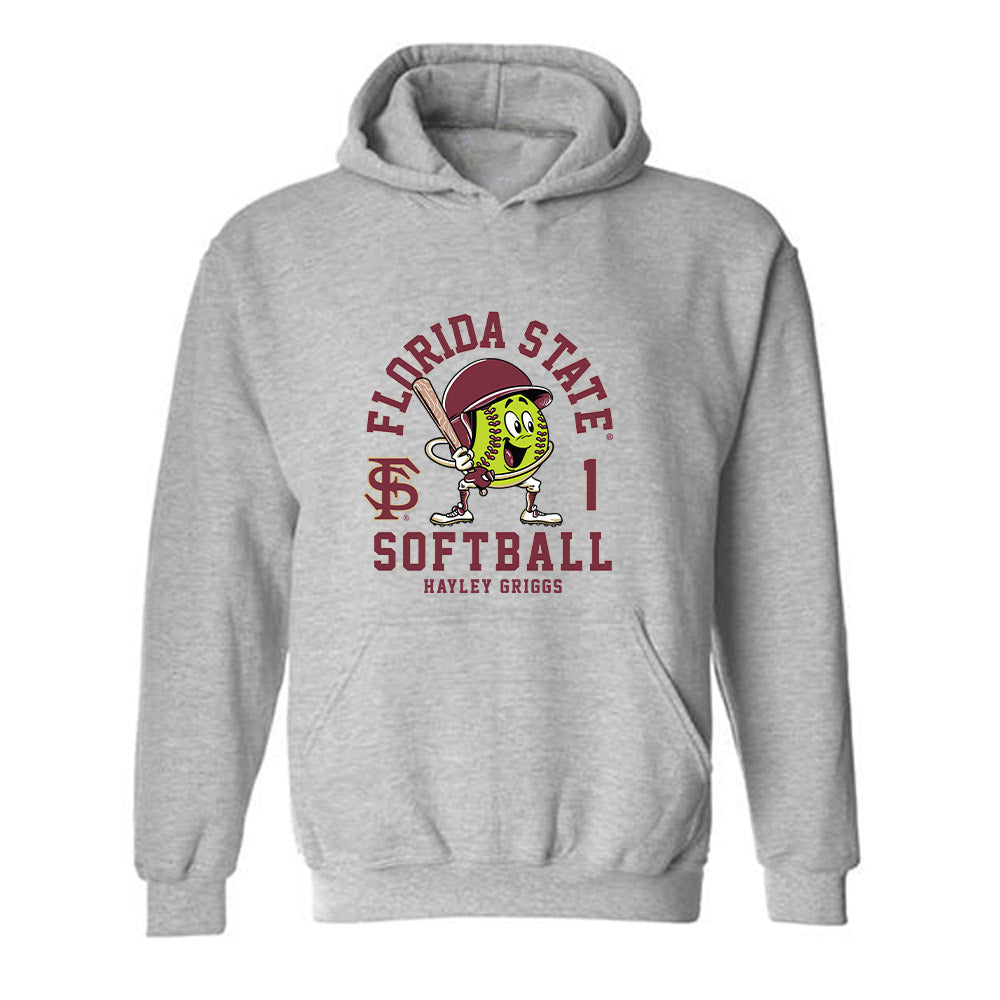 FSU - NCAA Softball : Hayley Griggs - Fashion Shersey Hooded Sweatshirt-0