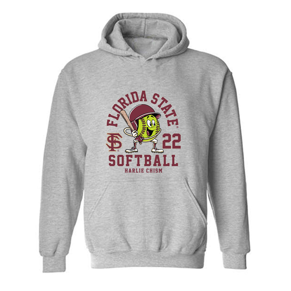 FSU - NCAA Softball : Harlie Chism - Fashion Shersey Hooded Sweatshirt-0