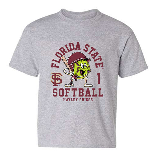 FSU - NCAA Softball : Hayley Griggs - Fashion Shersey Youth T-Shirt-0